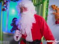 Spizoo - Jessica Jaymes, Nikki Benz and Amy Anderssen fucking Santa's dick