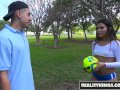 8th Street Latinas - Soccer playing teen Nicole Ray needs some help stretch