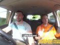 Fake Driving School Busty blonde learner fucks fake driving instructor