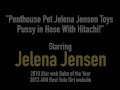 Penthouse Pet Jelena Jensen Toys Pussy in Hose With Hitachi!