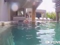 POVD Petite Jenna Reid fucks fat dick after relaxing pool swim