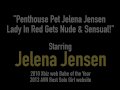 Penthouse Pet Jelena Jensen Lady In Red Gets Nude & Sensual!