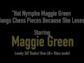 Hot Nympho Maggie Green Bangs Chess Pieces Because She Loses