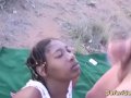 wild outdoor african fuck party