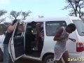 wild outdoor african fuck party