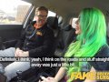 Fake Driving School Wild fuck ride for tattooed busty big ass beauty