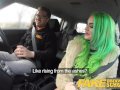 Fake Driving School Wild fuck ride for tattooed busty big ass beauty