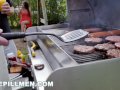 BLUE PILL MEN - Old Men Have A Cookout With Teen Stripper Jeleana Marie