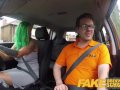 Fake Driving School Busty learner is wet and horny for instructors cock