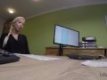 LOAN4K. First porn casting of Karol in office of loan manager