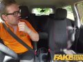 Fake Driving School Ex learner Satine Sparks arse spanked red raw