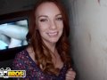 BANGBROS - Pale Redhead Dani Jensen Sucks Random Cocks Through Dank Glory H