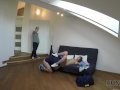 HUNT4K. Chick Angella Christin fucked by stranger on couch for cash