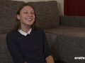 Teen Talia invites you into her bedroom