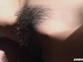 Nice looking Asian babe Chiaki got her hairy cunt drilled