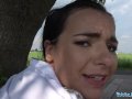 Public Agent Hot tourist Sophia Laure fucked and creampied on picnic bench