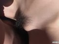 Pretty Asian bitch Chiaki got her hairy pussy doggy styled