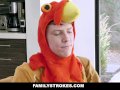FamilyStrokes - Step Mother and Daughter Thanksgiving Fuck Fest