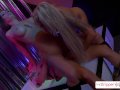 Jessica Jaymes Nina Elle in a hot lesbian threesome-The Stripper Experience