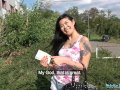 Public Agent Hot Asian chick Akasha Coliun loves girthy cock fuck