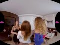 18VR New Year's Orgy Foursome With Mia Ferrari, Timea Bella & Angel Piaff