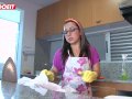 LETSDOEIT - Big Ass Latina Maid Loves cleaning cock cum - LETSDOEIT