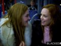 BLACKEDRAW Two Beauties Fuck Giant BBC On Bus!