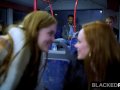 BLACKEDRAW Two Beauties Fuck Giant BBC On Bus!