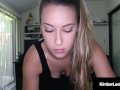 Cock Sucking Kimber Lee Shuts The Door & Blows Your Dick!