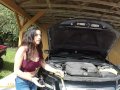 Roadside - Latina wife has sex with her mechanic outside