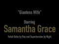 Giantess Wife Samantha Grace Pokes Fun At Tiny Loser Hubby!