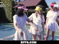 BFFS - Kinky Best Friends Fight Over Coach's Cock