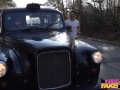 Female Fake Taxi Jogger gets a free backseat pussy ride