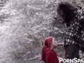 Little Red Riding Hood fucked on the sweet forest trail