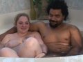 Amateur interracial couple make their first porn video