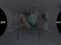 Claudia Macc appears in our latest virtual reality porn pissing scene and f