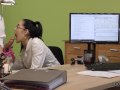 LOAN4K. Chick asks for credit and spreads her legs in the office