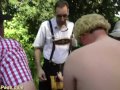 german outdoor groupsex bukkake orgy