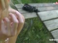 MyDirtyHobby - Blonde amateur does anal in nature