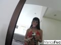 Self shot solo session with Japanese starlet Marica Hase