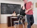 Naughty America - Professor Miller teaches student how to fuck