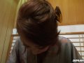 Japanese housewife in a kimono, Aya Kisaki is masturbating, uncensored