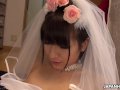Japanese bride Ruri Narumiya got fucked uncensored