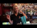 Gorgeous blonde bartender is talked into sex 