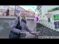 Platinum blonde Czech girl  picked up and fucked  