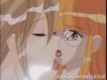 Anime hotties toying each other