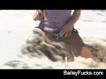 Fun at the beach with Bailey Blue  