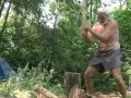 Teeny blondes fucking the old wood cutter