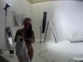 On the porn set with Christy Mack