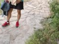 HUNT4K. Guy needs cash so why allows stranger to fuck his cute GF Liliane